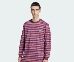 アディダス　オリジナルス　LONG SLEEVE STRIPE TEE