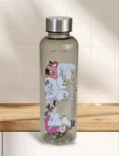 ムーミン　タイムマーカー付き　クリアボトル 500ml