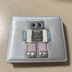 MCM ロボットデザイン 二つ折り財布　シルバー✖️ブルーのサムネイル