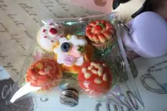 新作】じゃらじゃらキーホルダー いちごチョコドーナツ アメリカン