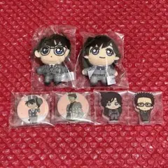 名探偵コナン セガラッキーくじ ぬいぐるみ 缶バッジ アクリルブロック