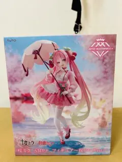 初音ミク　桜ミク AMP+フィギュア 桜ドレスver.