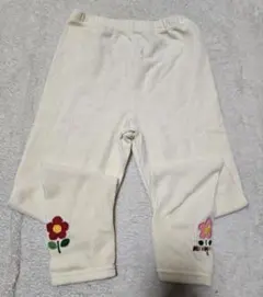 ミキハウス 花刺繍 長ズボン 120