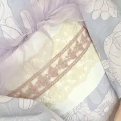 簡単安い可愛い！浴衣フリルレースのおしゃれな飾り帯　帯締め　帯紐　着物