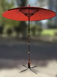 野天傘　野立傘　木製　スタンド　茶屋　立台　レトロ　アンティーク　組み立て式 野天傘 野立傘 木製 スタンド 茶屋 立台 レトロ アンティーク