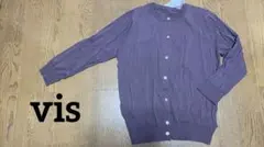 【新品未使用】vis 七分丈カーディガン　Mサイズ