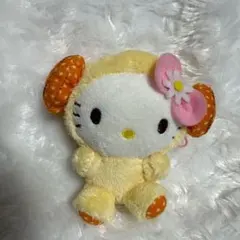 ハローキティ フラワーアニマルマスコット 2015年製　プライズ