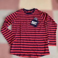 BABY DOLL ストライプ長袖Tシャツ 大人　M