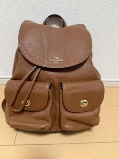 ユイナ COACH バックパック ブラウン レザー リュック ユイナ様専用 COACH バックパック ブラウン レザー リュック - メルカリ