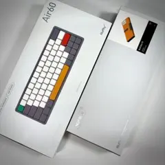 NuPhy Air60 V2 グレー Cowberry軸 専用ケース付き