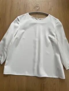 UNITED ARROWS ホワイト 七分袖ブラウス 38