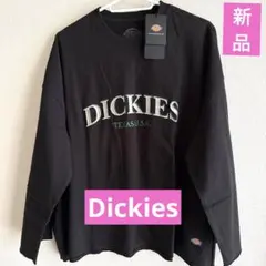 ★新品タグ付き★DICKIES★ブラック ロゴ入り 長袖Tシャツ★Mサイズ★
