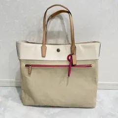 coach リゾートキャンバストートバッグ