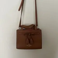 美品　kate spade ブラウンショルダーバッグ