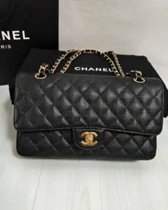 チェーンショルダーバッグ ゴールド金具 25cm