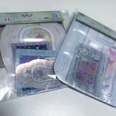 一番くじ プリキュア 2個セット H賞 ジッパーバッグ&ステッカー