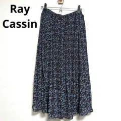 レイカズン【美品】ロングスカート　花柄　総柄　ウエストゴム【フリーサイズ】