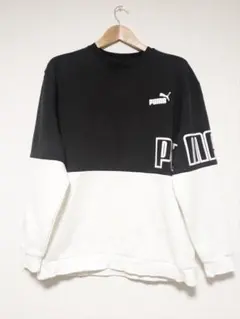 プーマ PUMA メンズ ゴルフトレーナー 黒/白 XXL