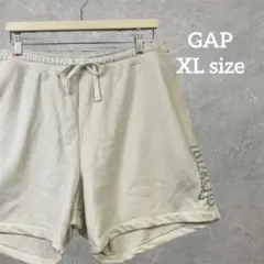 ⬜︎ GAP スウェットショートパンツ アイボリー XLのサムネイル