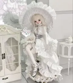 1/4 ドール アウトフィット バタフライウィッチ 白×水色 - メルカリ