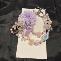hanasaki shop プレミアムMAX ストラップ パープル系