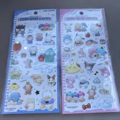 サンリオキャラクターズ　FLUFFY SKETCH STICKERS
