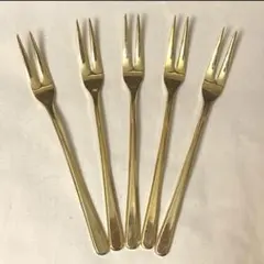 ナルミ フォーク　ゴールド　5本セットのサムネイル