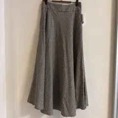 新品タグ付き JAYRO 春服 フレアロングスカート チェック柄 美品