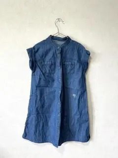 【美品】Dessin デッサン デニムワンピース キッズ 120のサムネイル