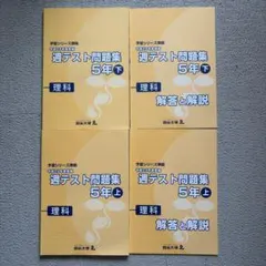 四谷大塚 予習シリーズ 週テスト問題集 6年 理科 上下 解答付 - メルカリ