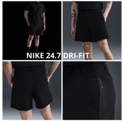 NIKE 24.7 DRI-FIT メンズ ショートパンツ ゴルフ ブラック M