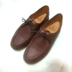 【未使用品】REGAL WALKER チロリアンシューズ モカシン レザー 茶 未使用品】REGAL WALKER チロリアンシューズ モカシン レザー 茶
