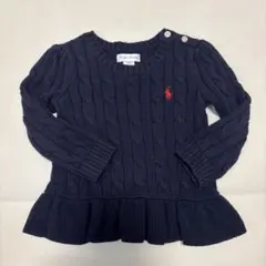 ラルフローレン　ベビー 18m ペプラムニット