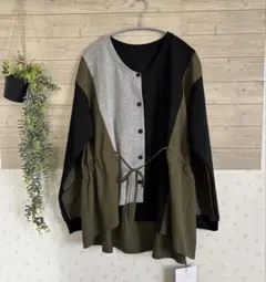 ★新品タグ付き♡ABITOKYO異素材ドッキングカーディガン★