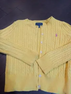 ラルフローレン イエローカーディガン 女の子