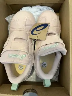 【新品】ASICS ピンク キッズスニーカー 17.5cm