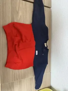 mikiHOUSE トレーナー 80 ネイビー/レッド