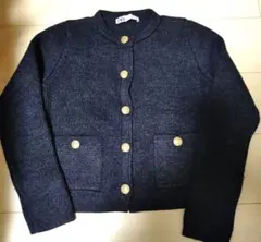 ダークグレー カーディガン Sサイズ