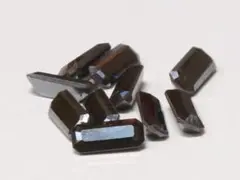 ヘマタイト3x7mmオクタゴン 10ピース 7.41ct