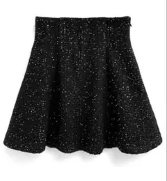 グレイル　インパン裏地付きツイードスパンコールミニスカート[ta168]