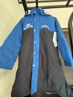 New Balance ベンチコート 青黒