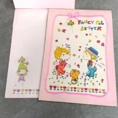 水森亜土 亜土ちゃん 便せん レターパッド 残14枚 昭和レトロ【訳あり】