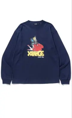 XLARGE グラフィックプリント 長袖Tシャツ M