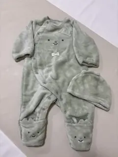 【アカチャンホンポ】恐竜カバーオール（帽子付）