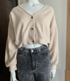 WEGO ショート丈カーディガン