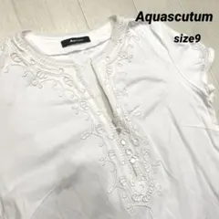 Aquascutum アクアスキュータム 半袖 カットソー Tシャツのサムネイル