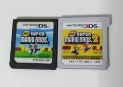 New スーパーマリオブラザーズ. & 2 セット ゲームソフト