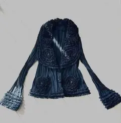 【極美品】NOKO OHNO プリーツジャケット 38 ブルー/ブラック フリル 2025年最新】ノコオーノ ジャケットの人気アイテム - メルカリ