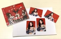 【新品】 MISAMO PLAY通常盤CD + ミナ トレカ4枚セットです。