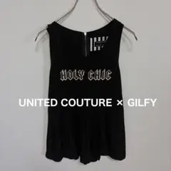 GILFY タンクトップ　ギルフィー　Y2K 平成ギャル　ゴシック　ブラックのサムネイル
